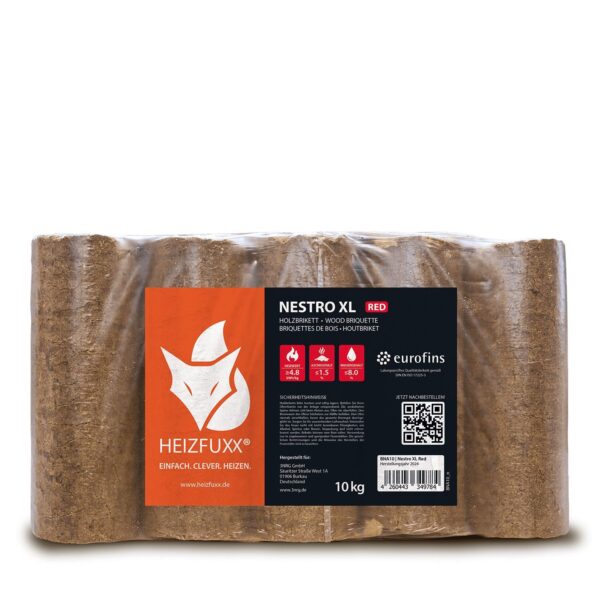HEIZFUXX Holzbriketts Nestro XL Red 960 kg