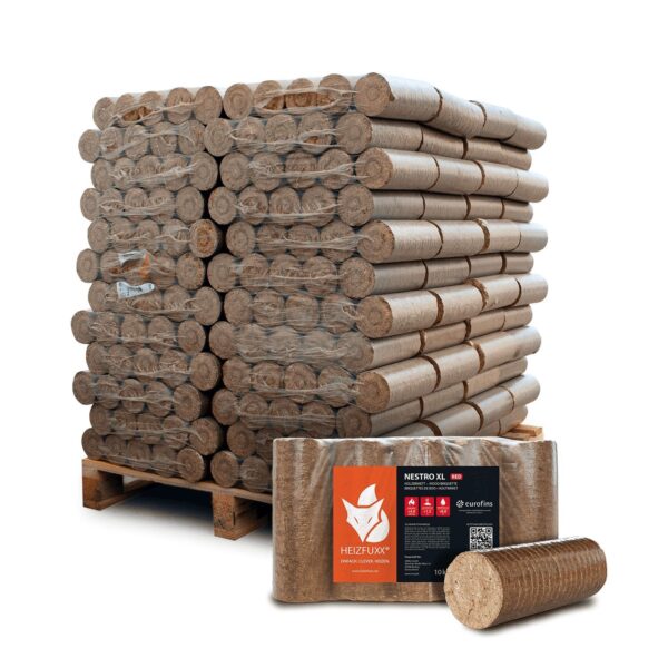 HEIZFUXX Holzbriketts Nestro XL Red 960 kg