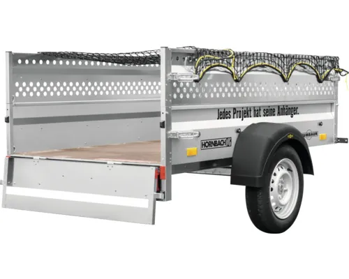 p11-3_result.webp Humbaur Steely Projektanhänger 750 kg ungebremst – 2050 × 1095 × 600 mm – Lochblechaufsatz, Netz und Stützrad